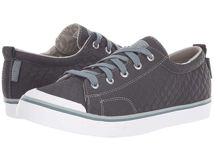 Keen Elsa Ii Sneaker Quilted (stormy Weather/wrought Iron) Women's Shoes