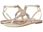 Badgley Mischka Cara (ivory Satin) Women's Sandals