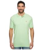 U.s. Polo Assn. Solid Interlock Polo (summer Green) Men's Short Sleeve Knit