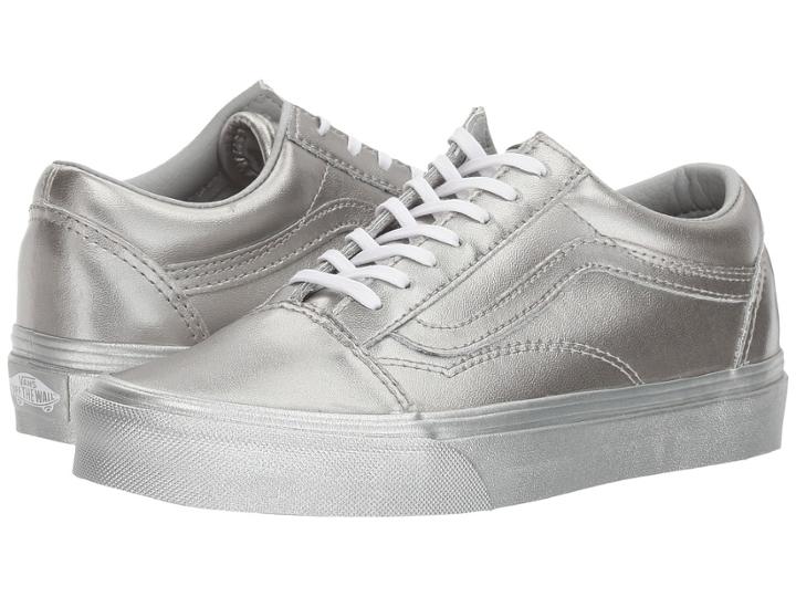 Vans Old Skooltm ((metallic Sidewall) Silver) Skate Shoes