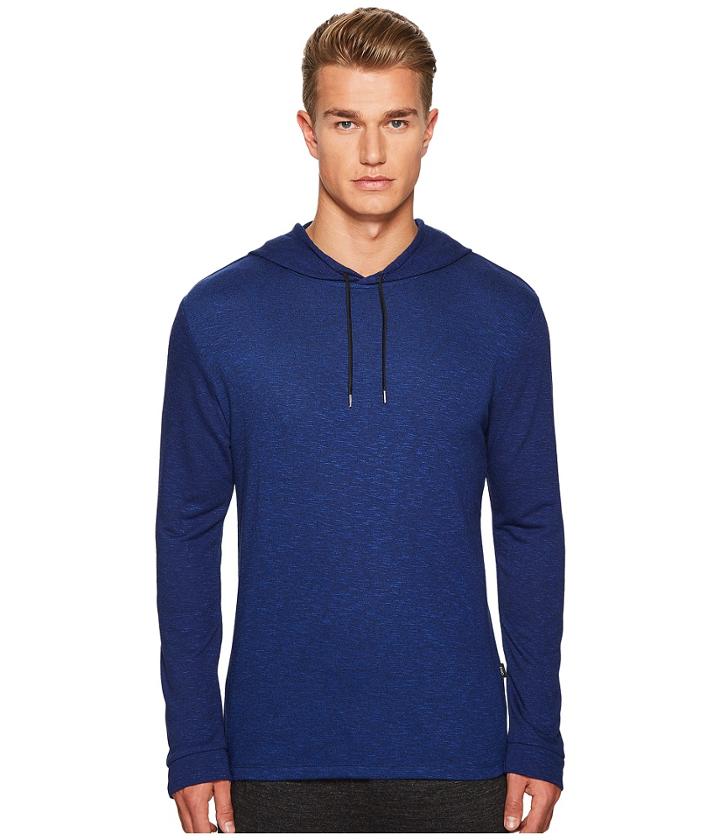 Onia Carl Pullover Hoodie (electric Blue 2) Men's Sweatshirt