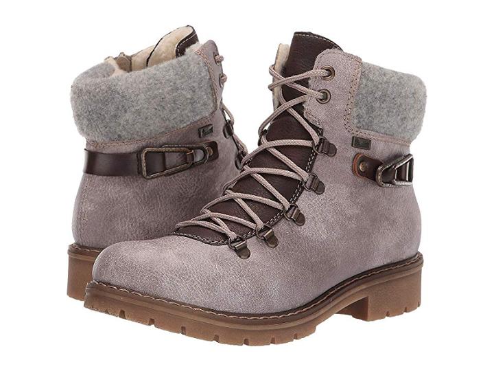 Rieker Y9131 Sabrina 31 (asche/kastanie/fog) Women's Lace-up Boots