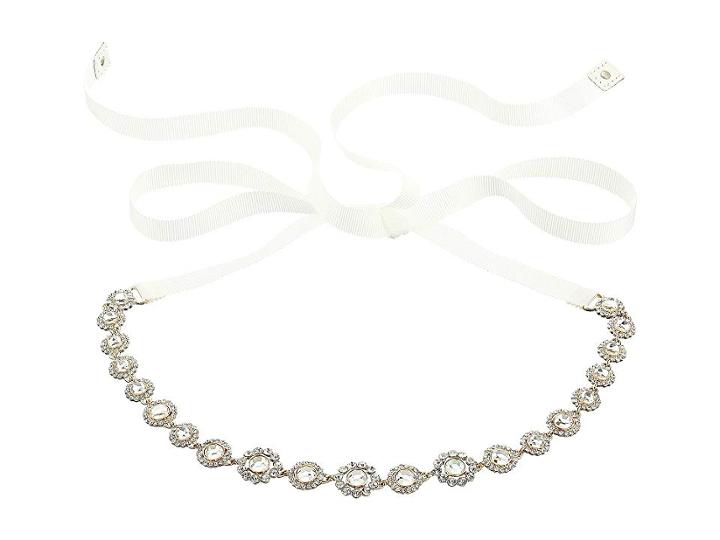 Kate Spade New York 3/4 Jewelry Tie-back Bridal Belt (gold) Women's Belts