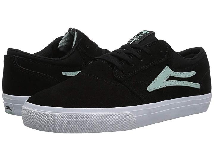 Lakai Griffin (black/mint Suede) Men's Skate Shoes