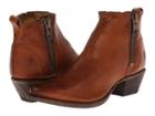 Frye Sacha Moto Shortie (cognac Smooth Vintage Leather) Women's Pull-on Boots