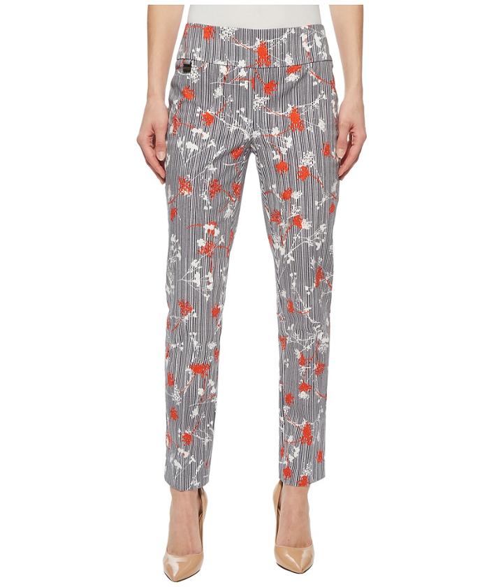 Lisette L Montreal Saint Tropez Print Ankle Pants (marine Blue) Women's Casual Pants