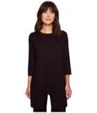 Lisette L Montreal Sienna Jersey Knit Top (black) Women's Long Sleeve Pullover