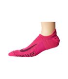 Nike Elite Cushion No-show Tab Running Socks (lethal Pink/black) No Show Socks Shoes