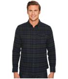 Vissla Central Coast Long Sleeve Flannel (evergreen) Men's Clothing