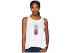 Life Is Good Pineapple Love Breezy Tank Tee (cloud White) Women's Sleeveless