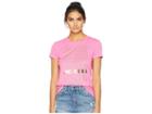 Juicy Couture Track Juicy Reflections Short Sleeve Tee (fragrant Rose) Women's T Shirt