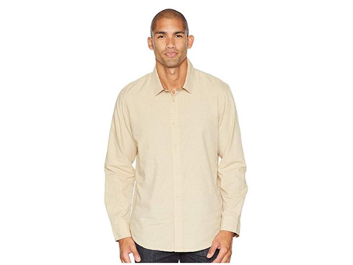Prana Graden Long Sleeve Shirt (stone) Men's Long Sleeve Button Up
