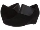 Clarks Flores Dahlia (black Suede/leather Combi) Women's Shoes