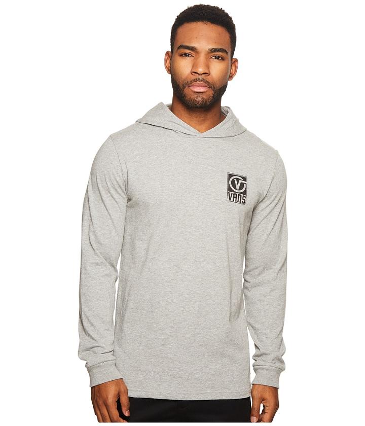 Vans Van Doren Hooded Knit (cement Heather) Men's Clothing