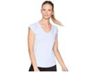 Nike Nike Court Pure Tennis Top (royal Tint/white) Women's Short Sleeve Pullover