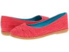Blowfish Glo (red Cozumel Linen) Women's Flat Shoes