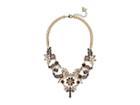 Guess Ornate Stone Statement Necklace Jet, Gold (gold) Necklace
