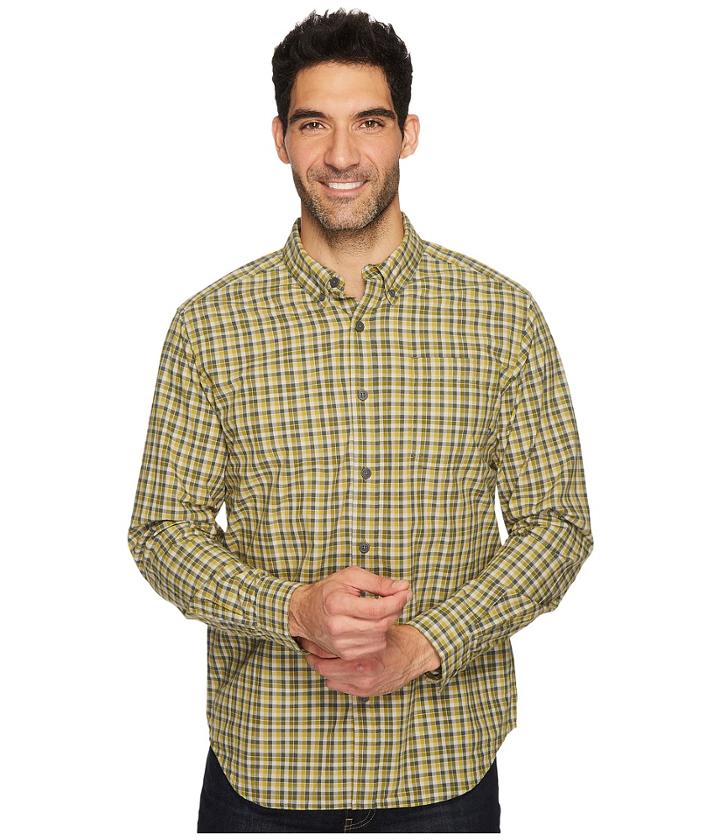 Columbia Rapid Riverstm Ii Long-sleeve Shirt (peppercorn Mini Check) Men's Long Sleeve Pullover