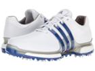 Adidas Golf Tour360 2.0 (footwear White/collegiate Royal/silver Metallic) Men's Golf Shoes