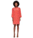 Paul Smith Floral Print Silk Dress (coral) Women's Dress