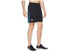 Under Armour Ua Launch Stretch Woven 7 Shorts (black/bayou Blue/reflective) Men's Shorts