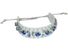 Rebecca Minkoff Jeweled Guitar Strap Bracelet (putty/blue Multi) Bracelet