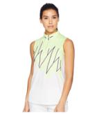 Jamie Sadock Embroidered Sleeveless Top (shockwave) Women's Sleeveless