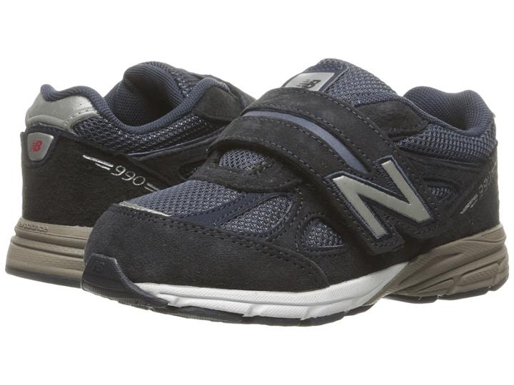 New Balance Kids Kv990v4 (infant/toddler) (navy/navy 2) Boys Shoes