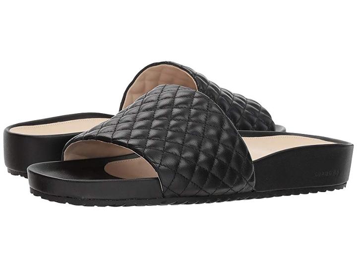 Cole Haan G.os Pinch Montauk Slide (black Quilted Leather) Women's Slide Shoes