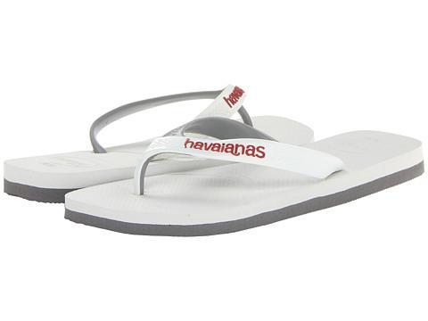 Havaianas Casual Flip Flops (white) Men's Sandals