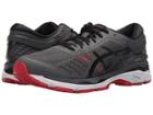 Asics Gel-kayano(r) 24 (dark Grey/black/fiery Red) Men's Running Shoes