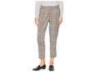 Ellen Tracy Pleat Front Trousers (retro Glen Plaid) Women's Casual Pants