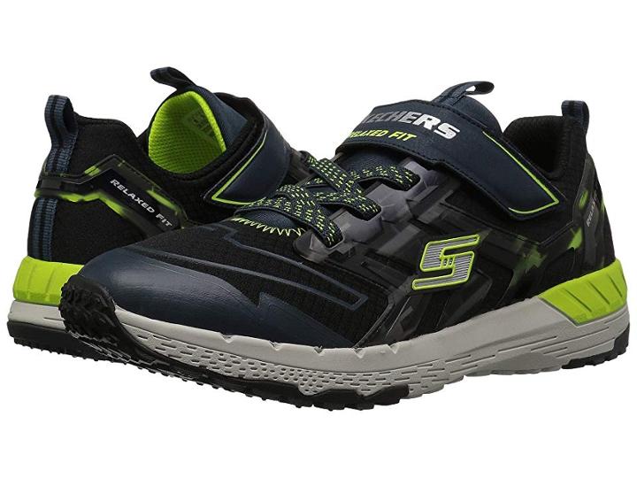 Skechers Kids Hyperjolt 2.0 Tech Sprint 97821l (little Kid/big Kid) (black/blue) Boy's Shoes