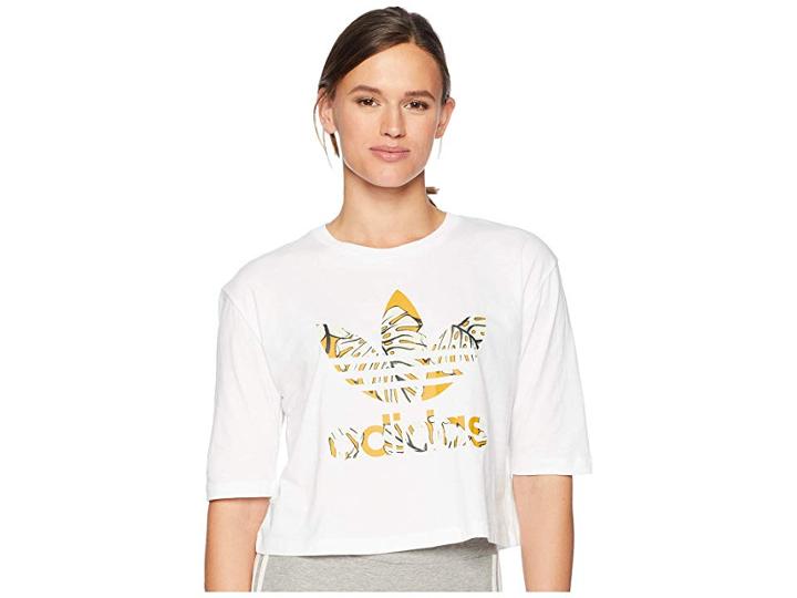 Adidas Originals Farm Cropped Tee (white 2) Women's T Shirt