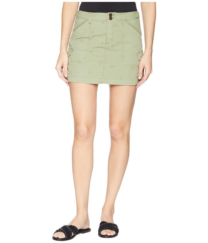 Sanctuary Forward March Skirt (washed Cadet) Women's Skirt