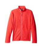 Jack Wolfskin Kids Sandpiper Fleece Jacket (little Kids/big Kids) (hibiscus Red) Girl's Coat
