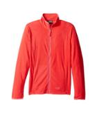 Jack Wolfskin Kids Sandpiper Fleece Jacket (little Kids/big Kids) (hibiscus Red) Girl's Coat