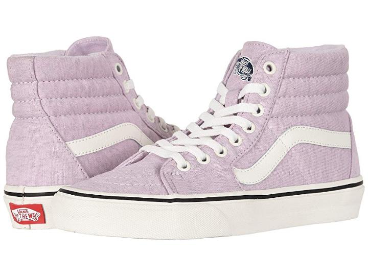 Vans Sk8-hitm ((jersey) Lavender Fog/snow White) Skate Shoes