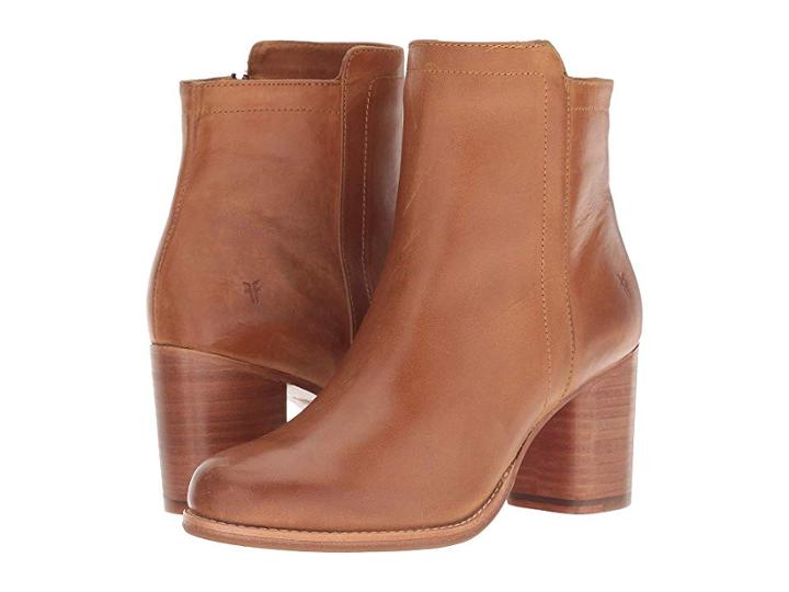 Frye Addie Inside Zip Short (tan) Women's Boots