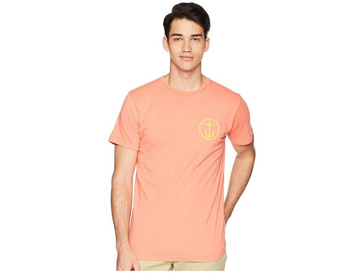 Captain Fin New Wave Ii Premium Tee (melon) Men's T Shirt