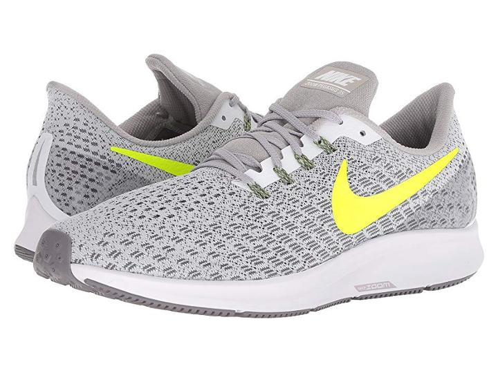 Nike Air Zoom Pegasus 35 (white/gunsmoke/atmosphere Grey/volt) Men's Running Shoes