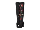 Sam Edelman Vena (black Stretch Suede) Women's Dress Zip Boots