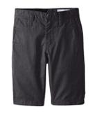 Volcom Kids Frickin Chino Shorts (big Kids) (charcoal Heather) Boy's Shorts