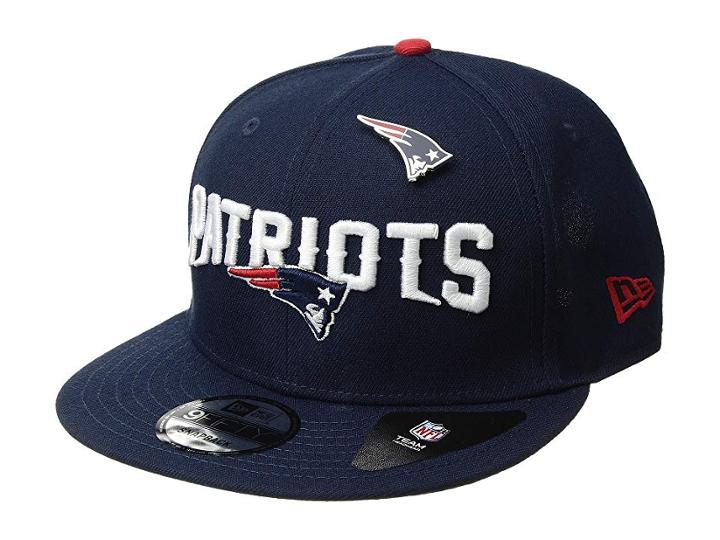 New Era New England Patriots Pinned Snap (dark Blue) Baseball Caps
