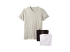Kenneth Cole Reaction 3-pack Classic Fit V-neck Tee (white/grey Heather/black) Men's T Shirt