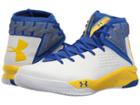 Under Armour Ua Rocket 2 (white/team Royal/taxi) Men's Basketball Shoes