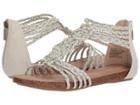Me Too Nakira (white Goat Nubuck) Women's Dress Sandals