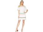 Cece Short Sleeve Off The Shoulder Smocked Shift Dress (new Ivory) Women's Dress