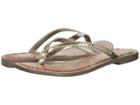 Sam Edelman Gracie (pewter Metallic Boa Snake Print) Women's Sandals