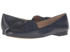 Trotters Caroline (navy Soft Nappa Leather/kid Suede) Women's Flat Shoes
